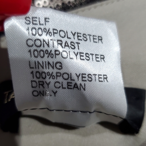 DESIGNER Tadashi Shoji one shoulder champagne sequin dress size 4 - Picture 6 of 12